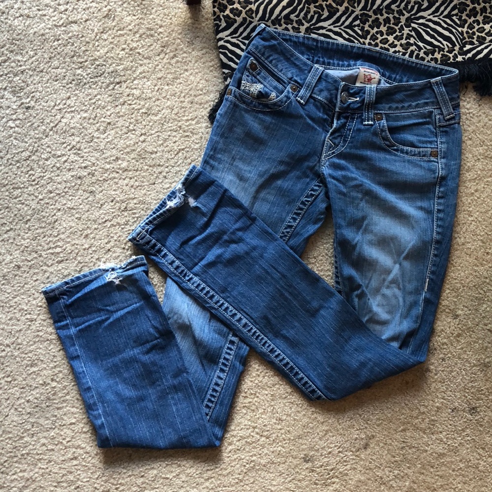 True religion blue jeans